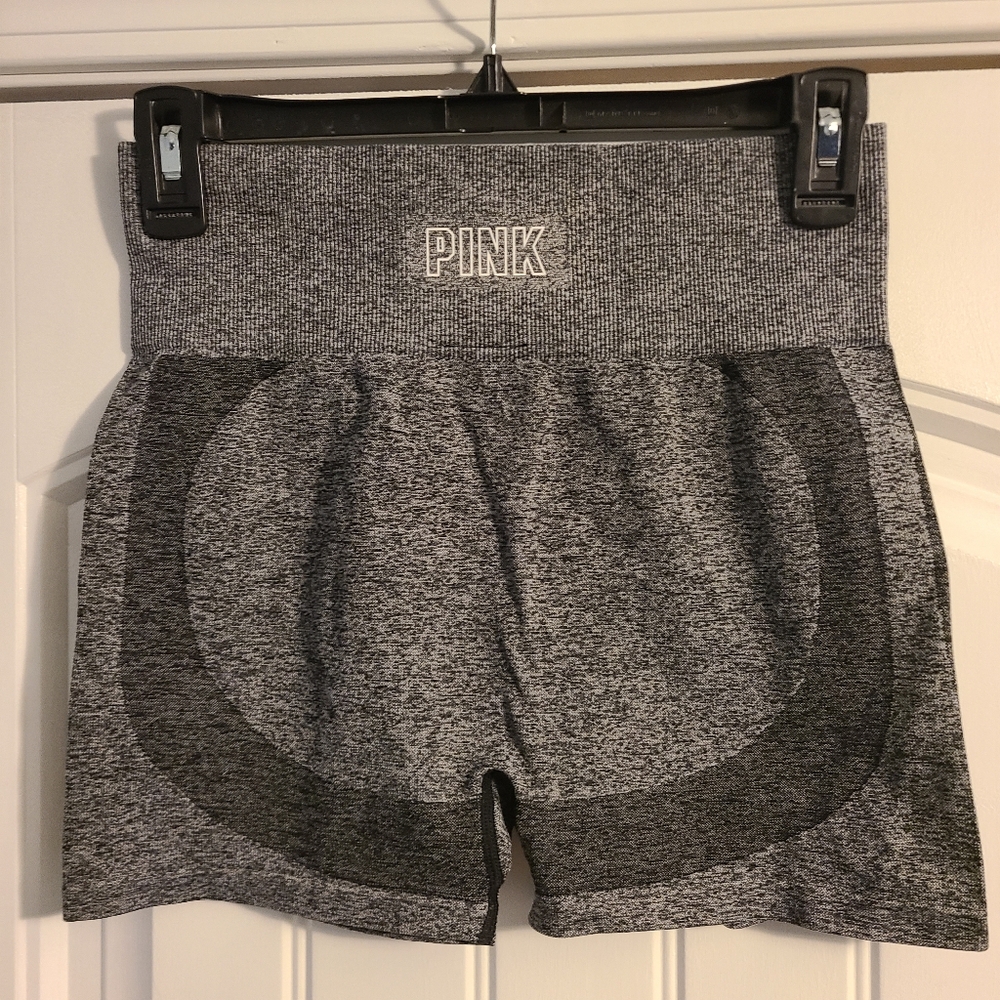 Pink Workout Shorts - Picture 2 of 3